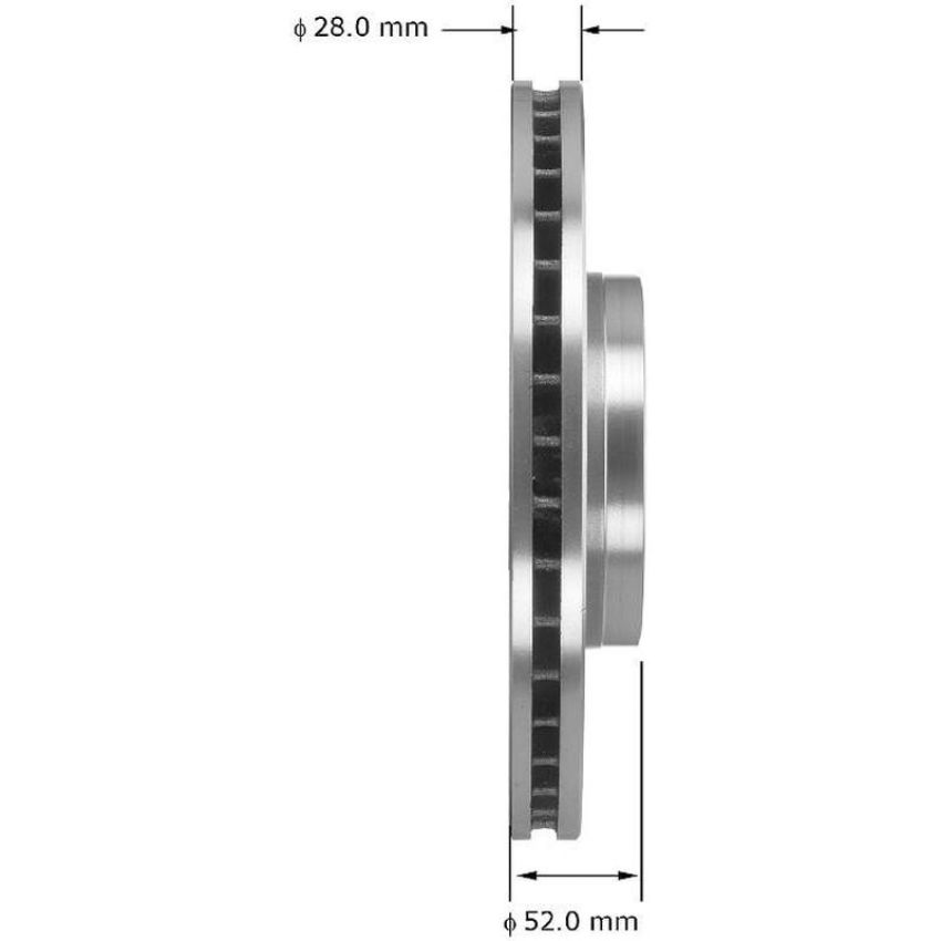 BENDIX DRUM & ROTORS PRT6015 BENDIX Disc Brake Rotor