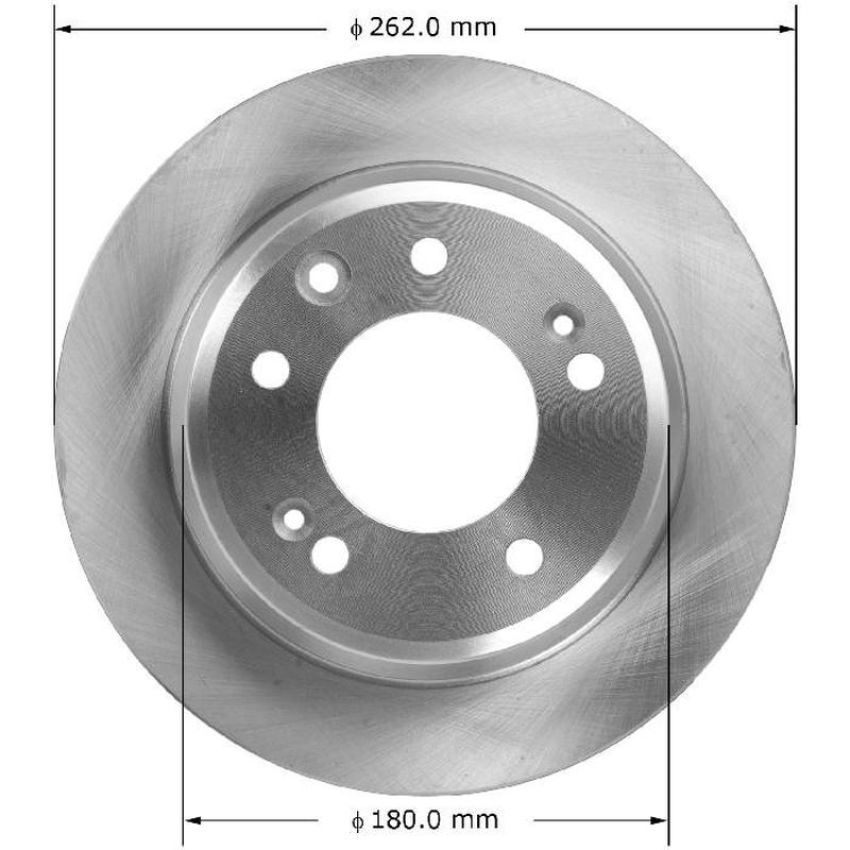BENDIX DRUM & ROTORS PRT6019 BENDIX Disc Brake Rotor