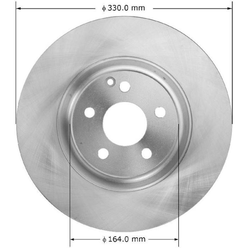 BENDIX DRUM & ROTORS PRT6020 BENDIX Disc Brake Rotor