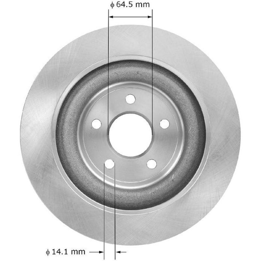 BENDIX DRUM & ROTORS PRT6022 BENDIX Disc Brake Rotor