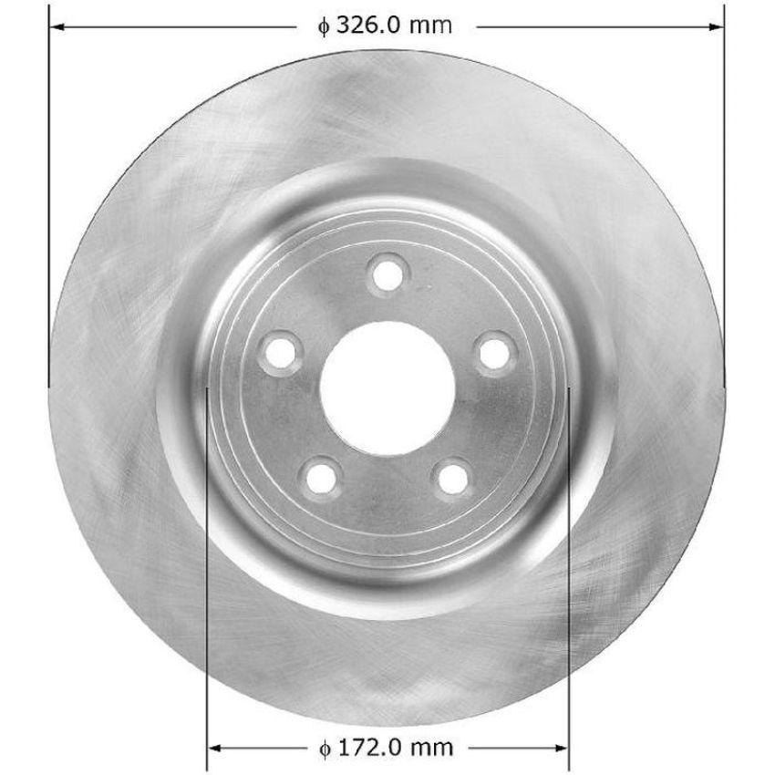 BENDIX DRUM & ROTORS PRT6022 BENDIX Disc Brake Rotor