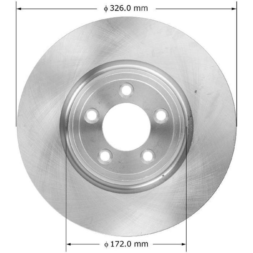 BENDIX DRUM & ROTORS PRT6023 BENDIX Disc Brake Rotor
