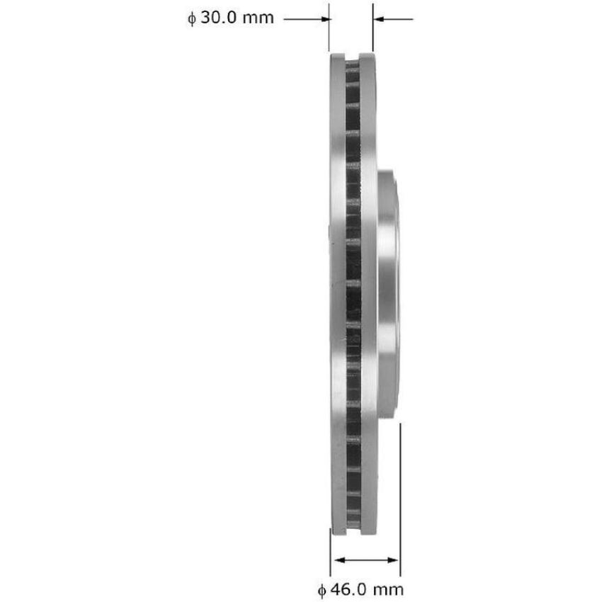 BENDIX DRUM & ROTORS PRT6023 BENDIX Disc Brake Rotor