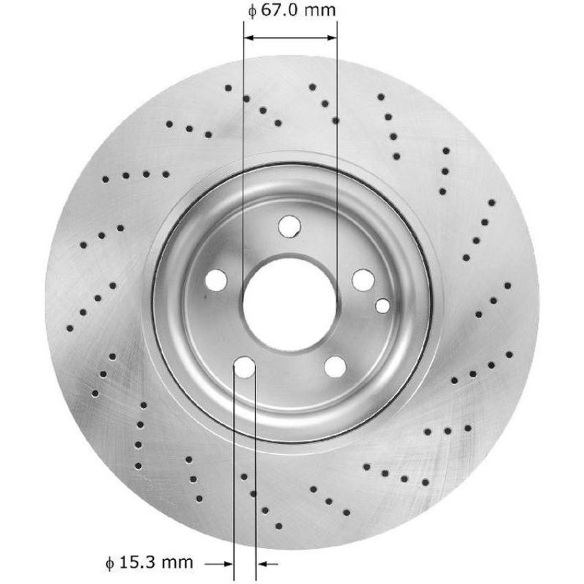BENDIX DRUM & ROTORS PRT6029 BENDIX Disc Brake Rotor