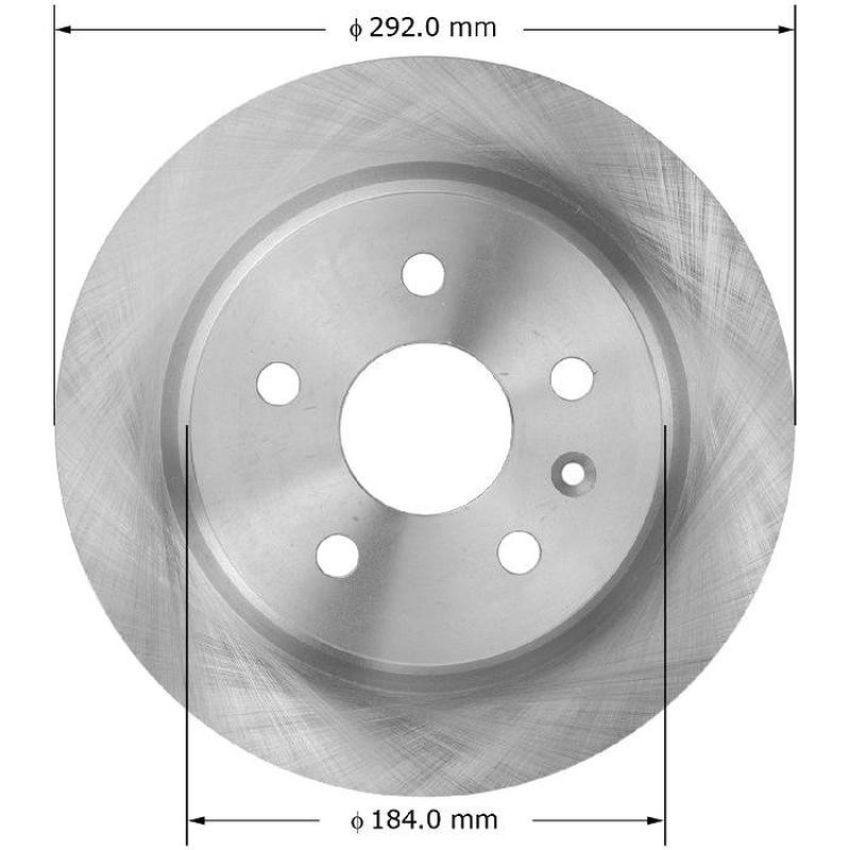 BENDIX DRUM & ROTORS PRT6034 BENDIX Disc Brake Rotor