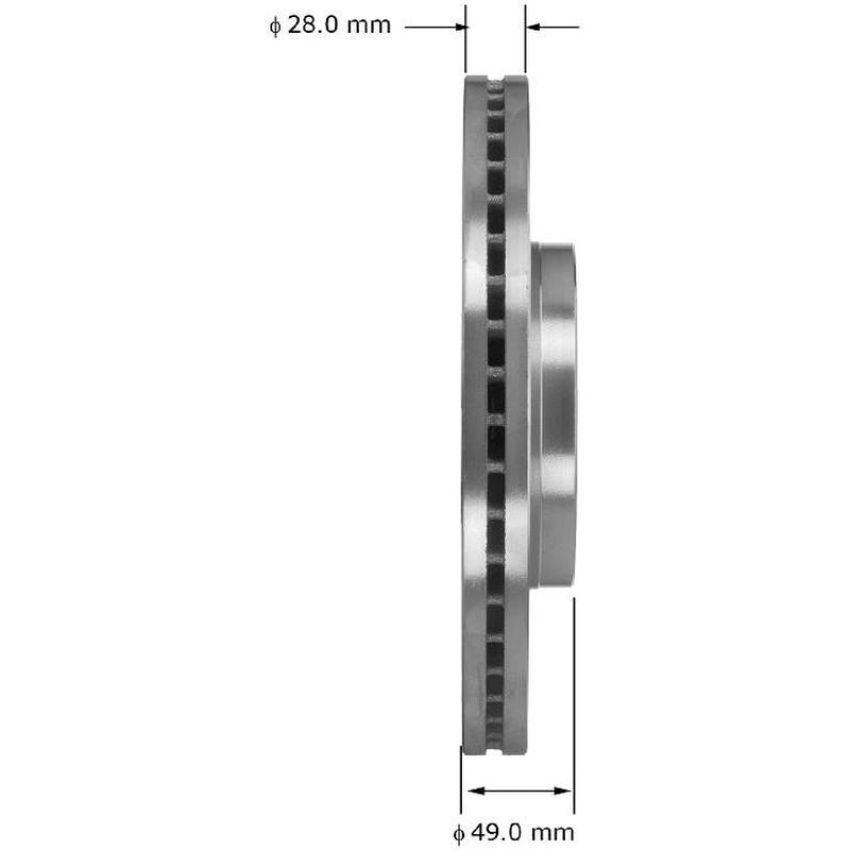 BENDIX DRUM & ROTORS PRT6036 BENDIX Disc Brake Rotor