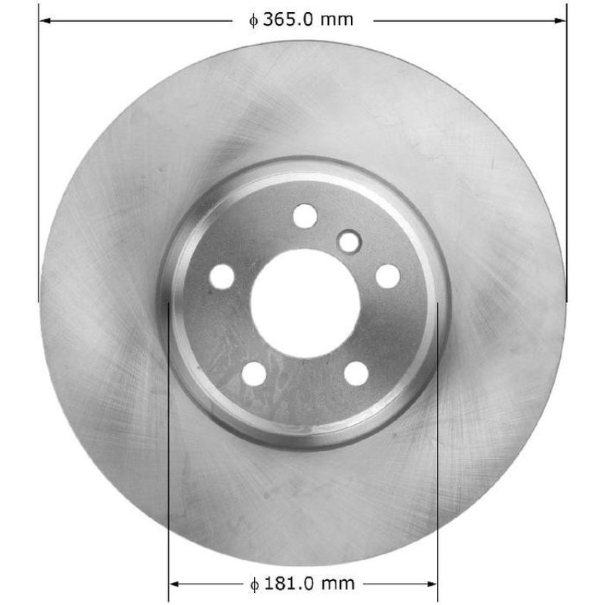BENDIX DRUM & ROTORS PRT6039 BENDIX Disc Brake Rotor