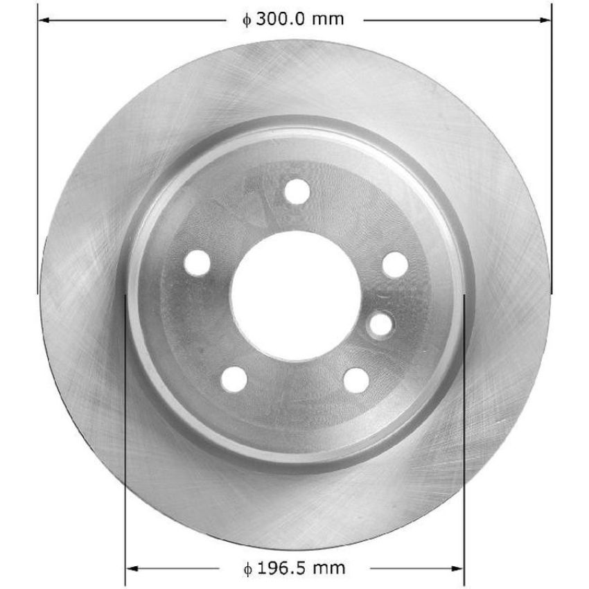 BENDIX DRUM & ROTORS PRT6042 BENDIX Disc Brake Rotor