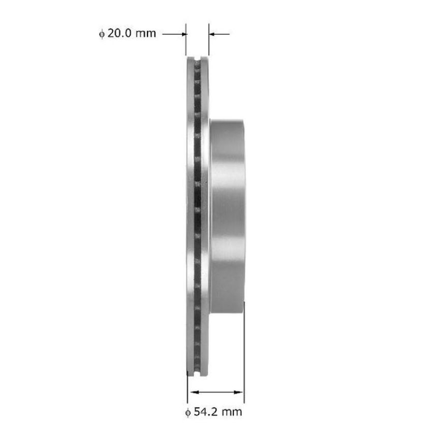 BENDIX DRUM & ROTORS PRT6043 BENDIX Disc Brake Rotor