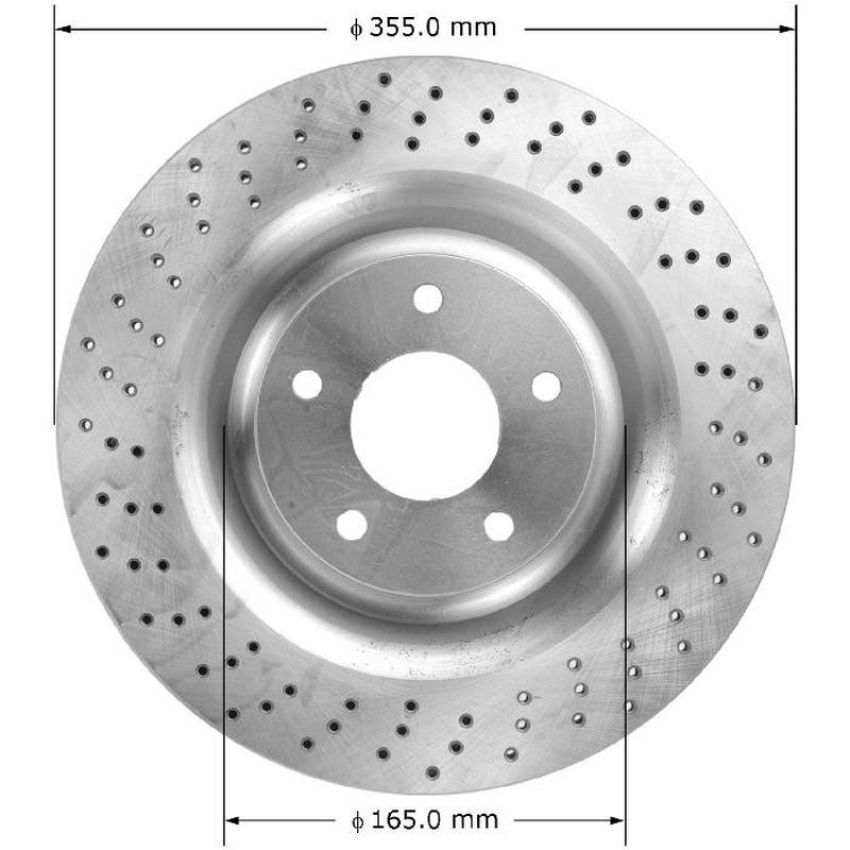 BENDIX DRUM & ROTORS PRT6050 BENDIX Disc Brake Rotor