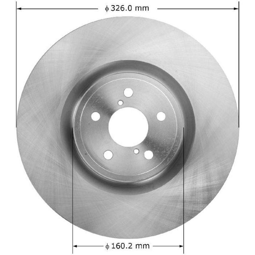 BENDIX DRUM & ROTORS PRT6056 BENDIX Disc Brake Rotor