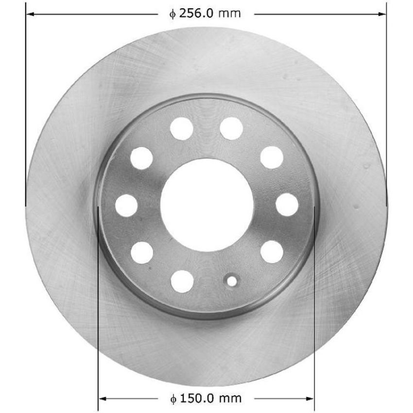 BENDIX DRUM & ROTORS PRT6058 BENDIX Disc Brake Rotor