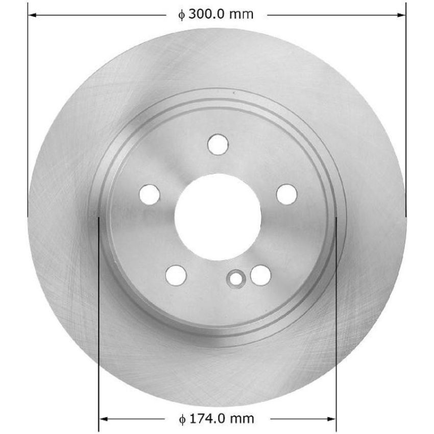 BENDIX DRUM & ROTORS PRT6070 BENDIX Disc Brake Rotor