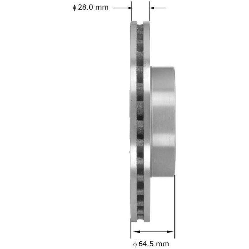 BENDIX DRUM & ROTORS PRT6071 BENDIX Disc Brake Rotor