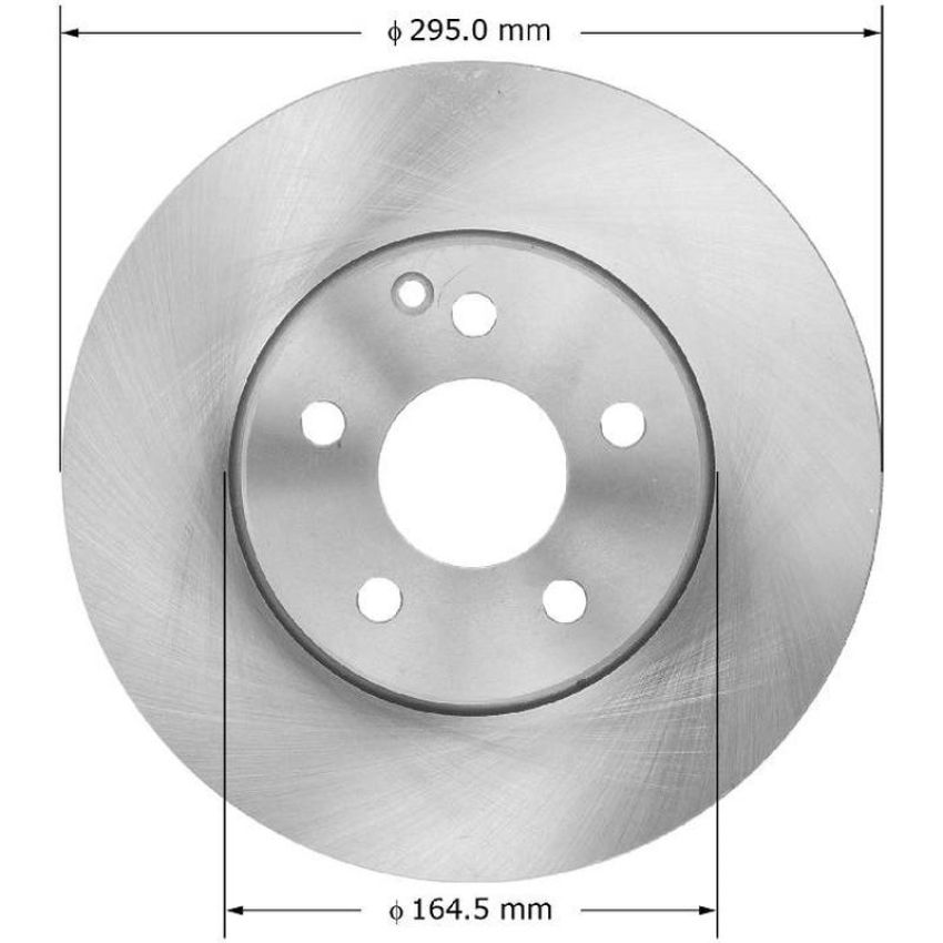 BENDIX DRUM & ROTORS PRT6072 BENDIX Disc Brake Rotor