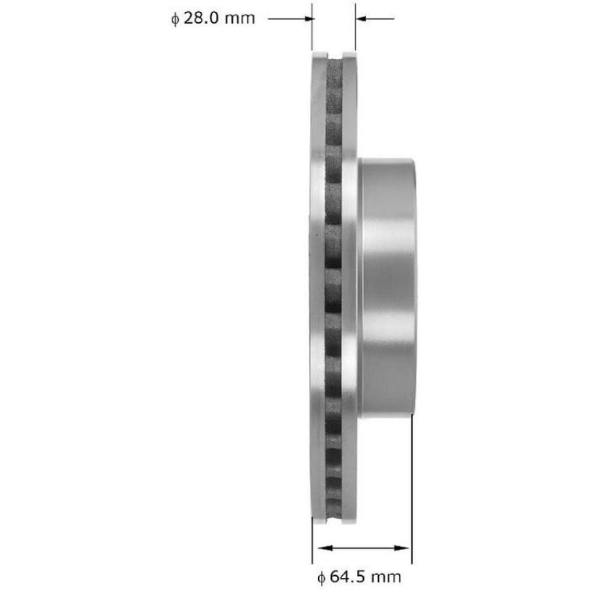 BENDIX DRUM & ROTORS PRT6072 BENDIX Disc Brake Rotor