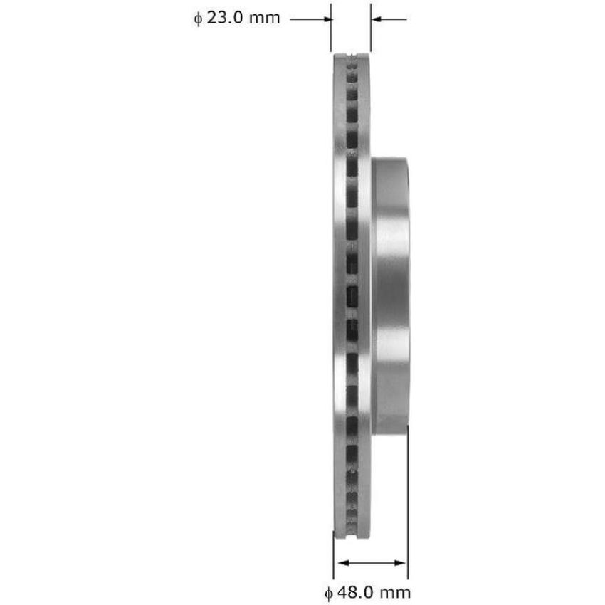 BENDIX DRUM & ROTORS PRT6073 BENDIX Disc Brake Rotor