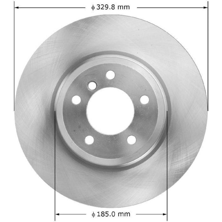 BENDIX DRUM & ROTORS PRT6079 BENDIX Disc Brake Rotor