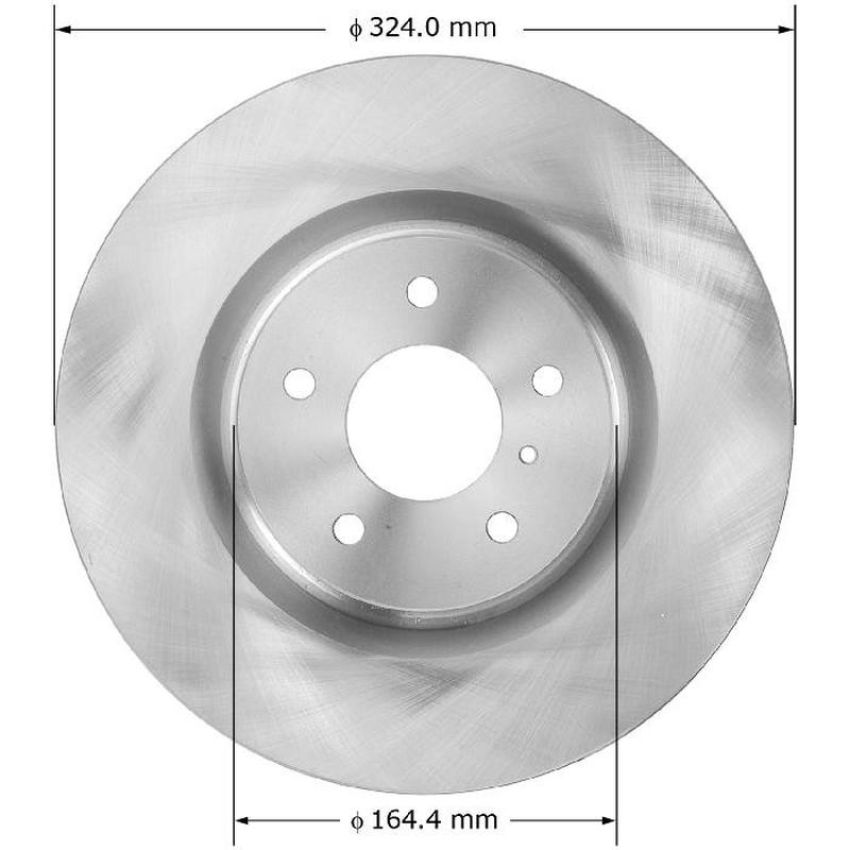 BENDIX DRUM & ROTORS PRT6085 BENDIX Disc Brake Rotor