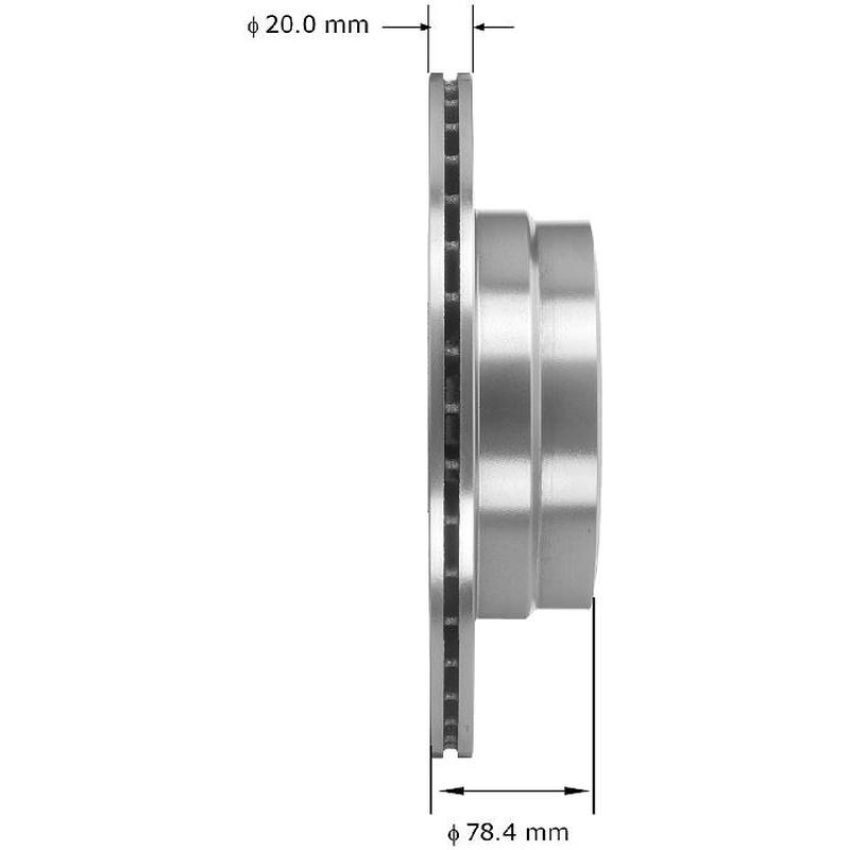 BENDIX DRUM & ROTORS PRT6091 BENDIX Disc Brake Rotor
