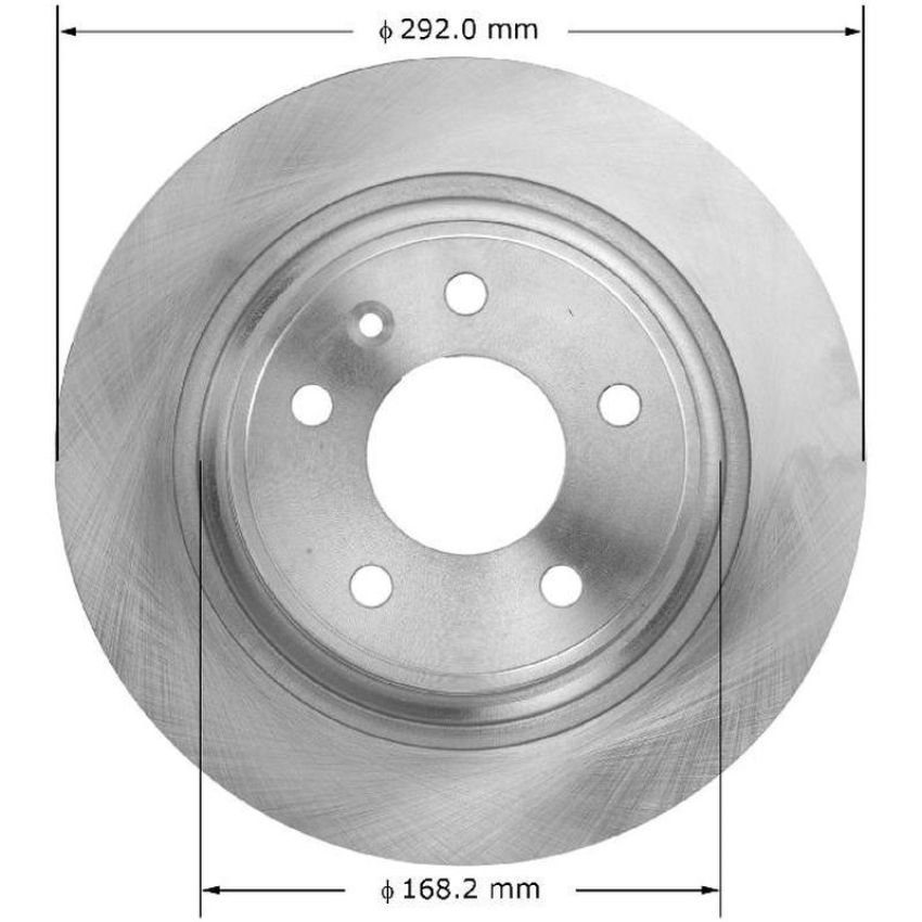 BENDIX DRUM & ROTORS PRT6097 BENDIX Disc Brake Rotor