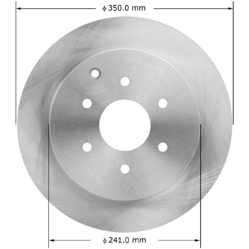BENDIX DRUM & ROTORS PRT6098 BENDIX Disc Brake Rotor