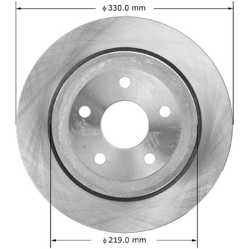 BENDIX DRUM & ROTORS PRT6101 BENDIX Disc Brake Rotor