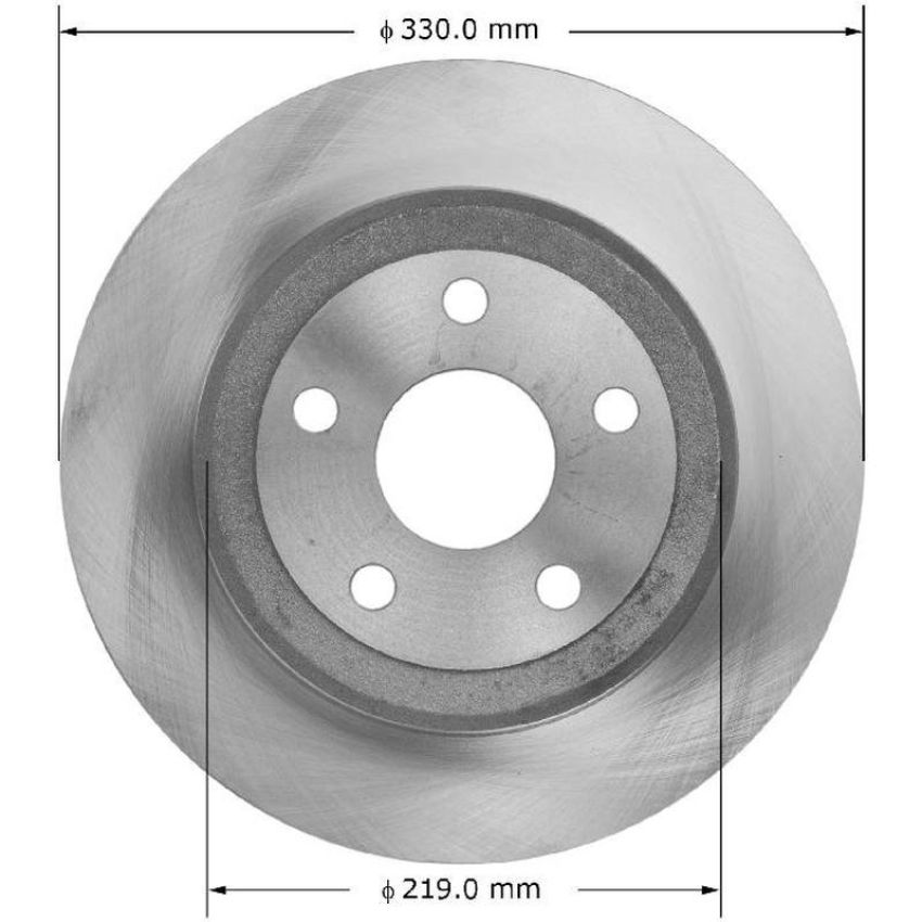 BENDIX DRUM & ROTORS PRT6103 BENDIX Disc Brake Rotor
