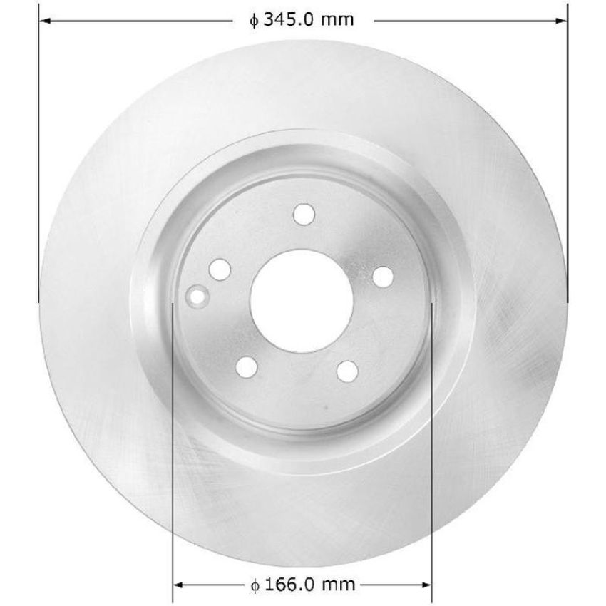 BENDIX DRUM & ROTORS PRT6109 BENDIX Disc Brake Rotor
