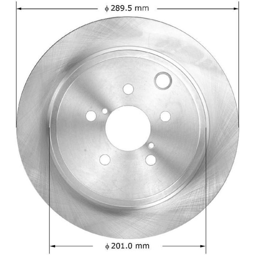 BENDIX DRUM & ROTORS PRT6116 BENDIX Disc Brake Rotor