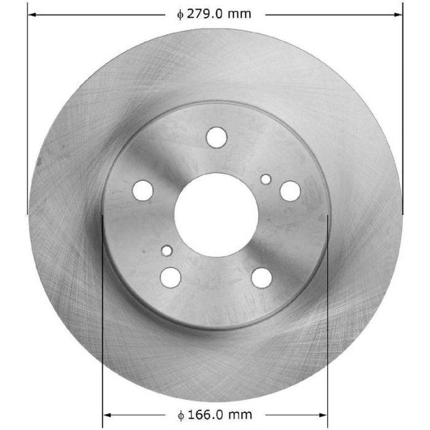 BENDIX DRUM & ROTORS PRT6118 BENDIX Disc Brake Rotor