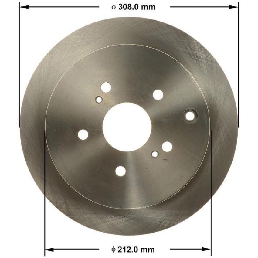 BENDIX DRUM & ROTORS PRT6141 BENDIX Disc Brake Rotor