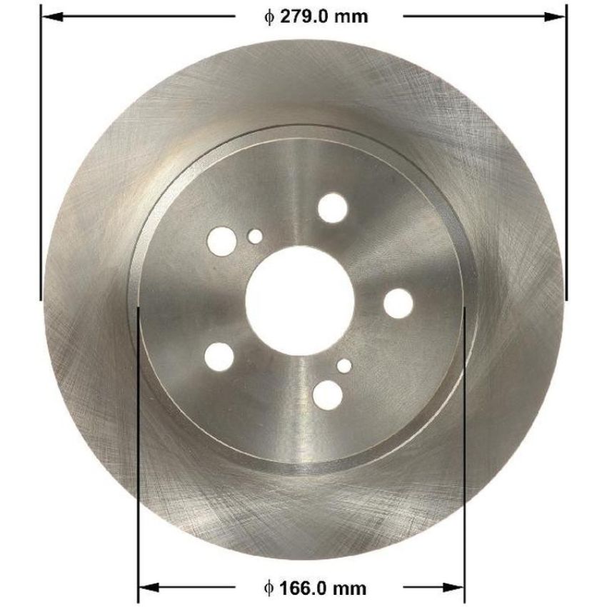BENDIX DRUM & ROTORS PRT6142 BENDIX Disc Brake Rotor