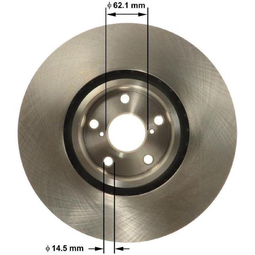 BENDIX DRUM & ROTORS PRT6144 BENDIX Disc Brake Rotor