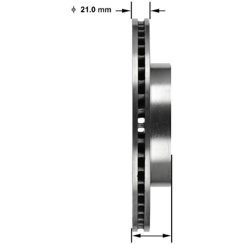 BENDIX DRUM & ROTORS PRT6145 BENDIX Disc Brake Rotor