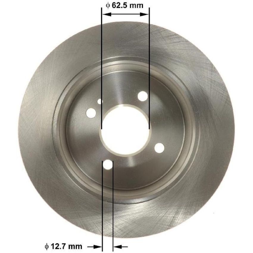 BENDIX DRUM & ROTORS PRT6147 BENDIX Disc Brake Rotor