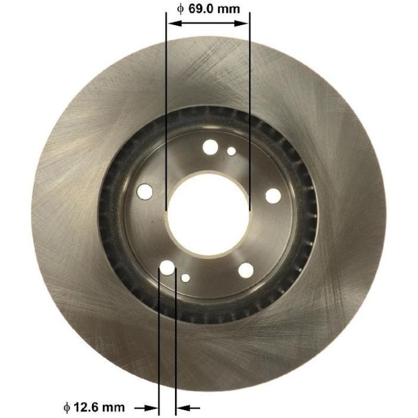 BENDIX DRUM & ROTORS PRT6148 BENDIX Disc Brake Rotor