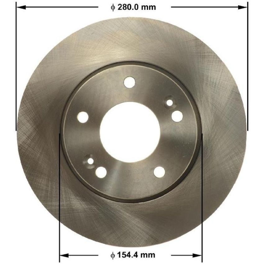 BENDIX DRUM & ROTORS PRT6148 BENDIX Disc Brake Rotor
