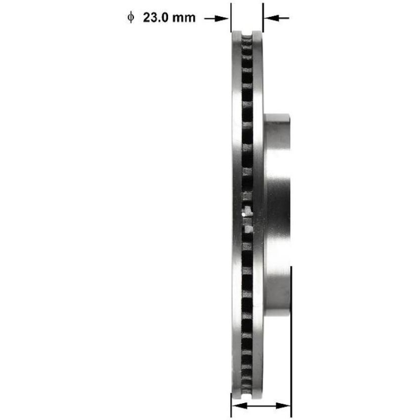BENDIX DRUM & ROTORS PRT6148 BENDIX Disc Brake Rotor