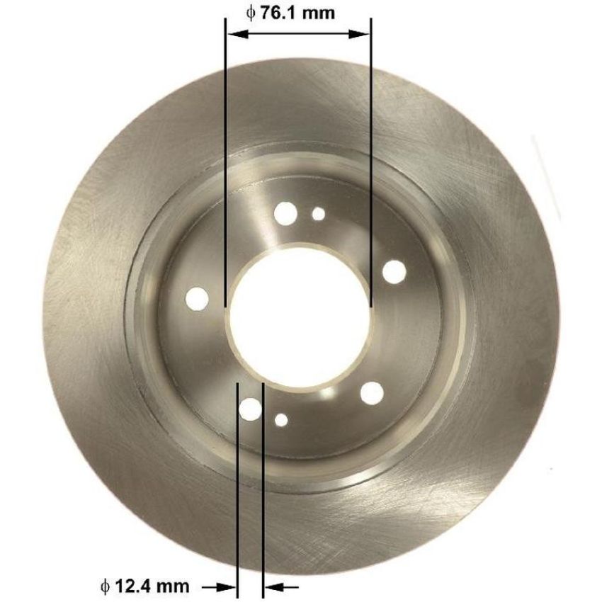BENDIX DRUM & ROTORS PRT6149 BENDIX Disc Brake Rotor