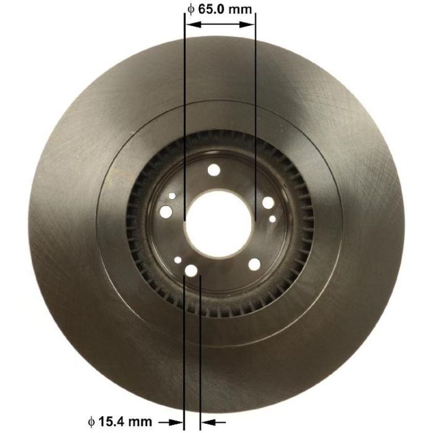 BENDIX DRUM & ROTORS PRT6154 BENDIX Disc Brake Rotor