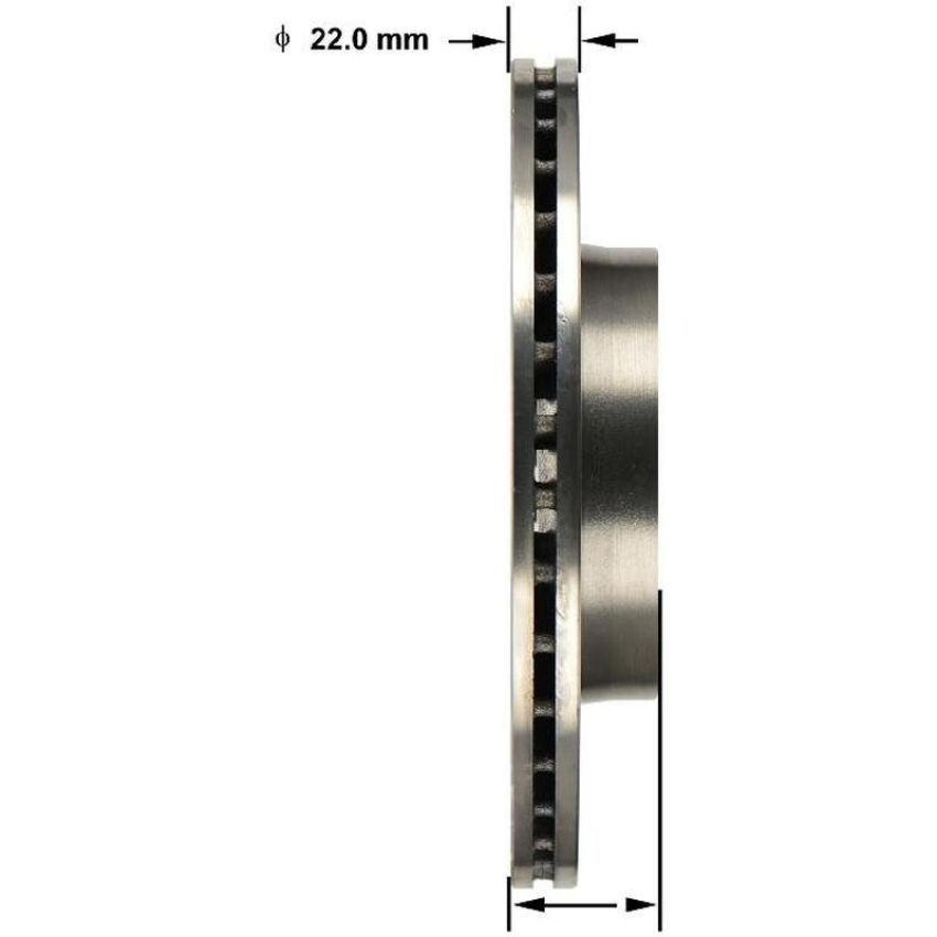 BENDIX DRUM & ROTORS PRT6154 BENDIX Disc Brake Rotor