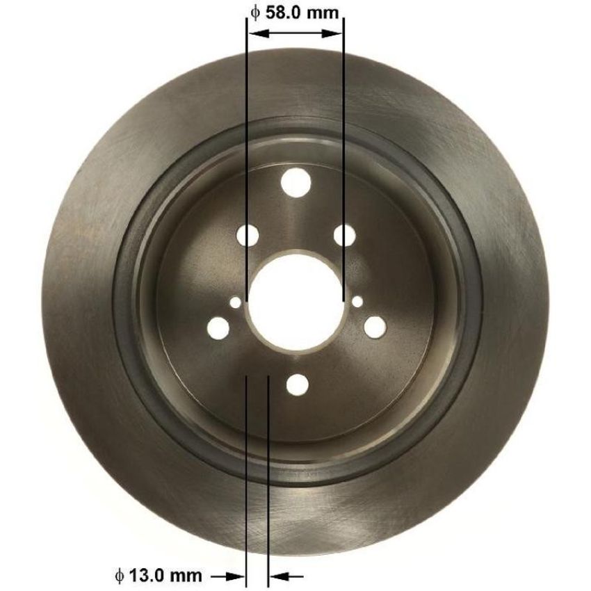 BENDIX DRUM & ROTORS PRT6157 BENDIX Disc Brake Rotor