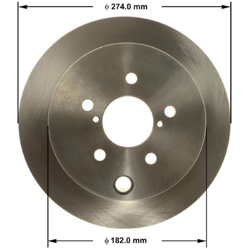 BENDIX DRUM & ROTORS PRT6157 BENDIX Disc Brake Rotor