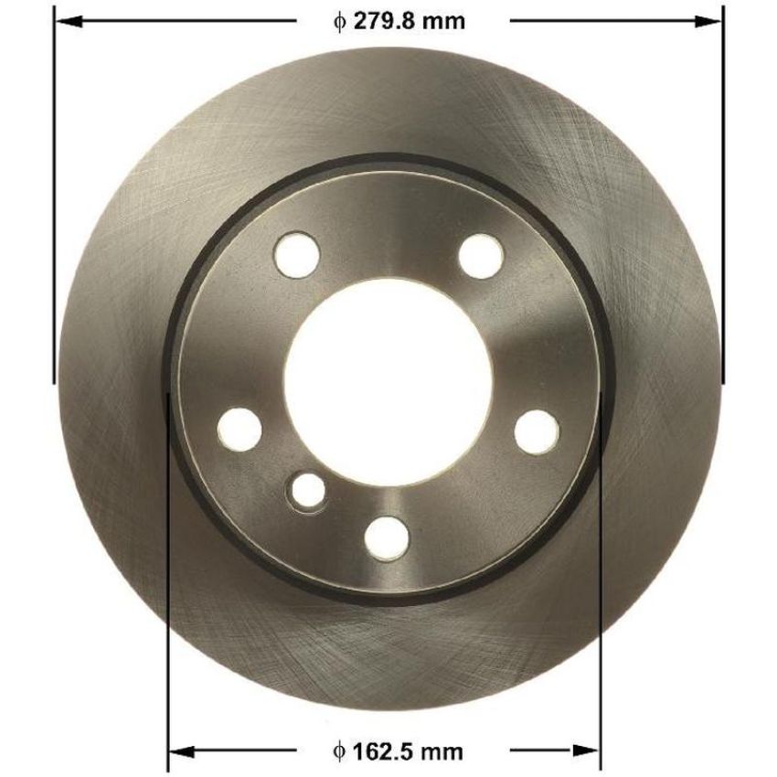 BENDIX DRUM & ROTORS PRT6161 BENDIX Disc Brake Rotor