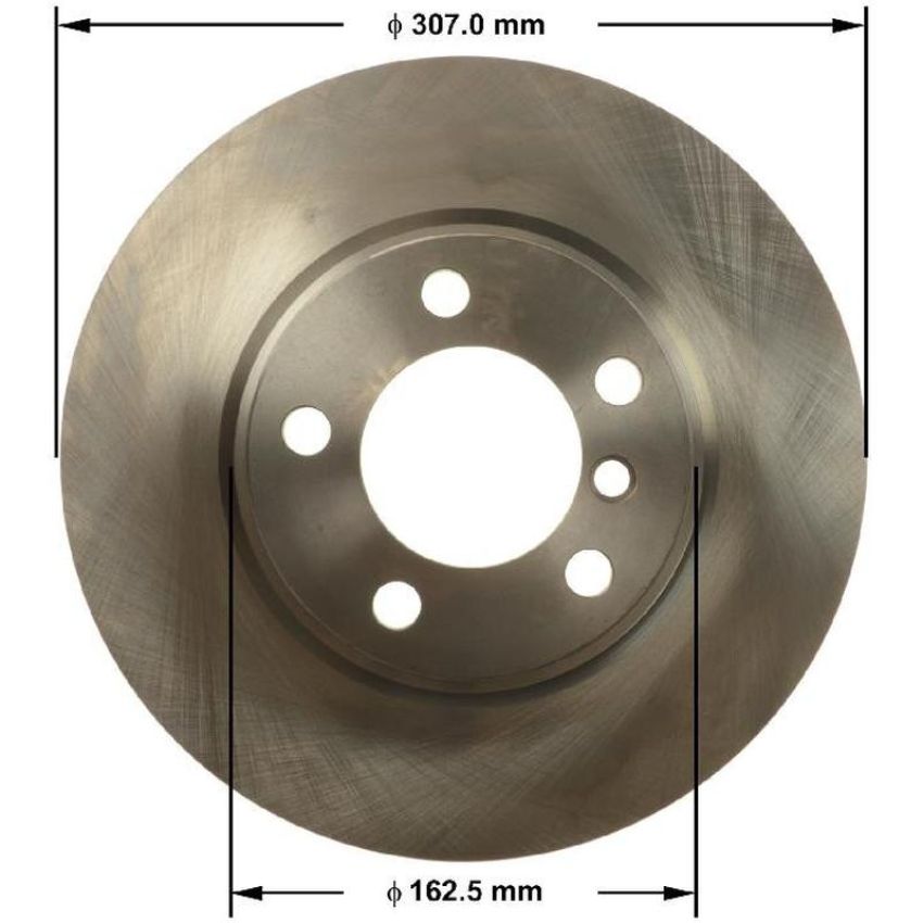 BENDIX DRUM & ROTORS PRT6162 BENDIX Disc Brake Rotor