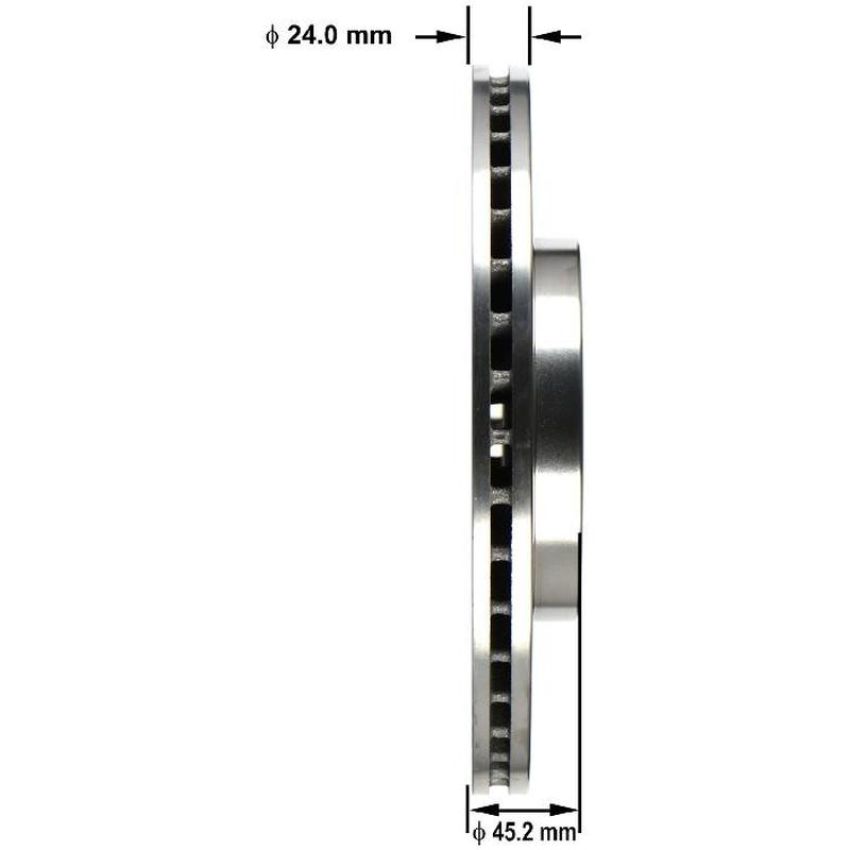BENDIX DRUM & ROTORS PRT6162 BENDIX Disc Brake Rotor