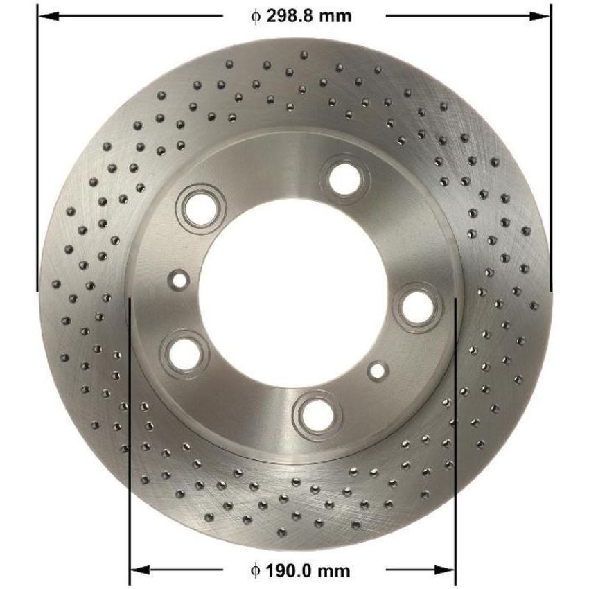 BENDIX DRUM & ROTORS PRT6163 BENDIX Disc Brake Rotor