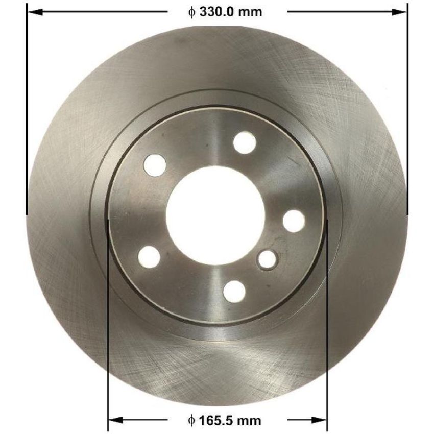 BENDIX DRUM & ROTORS PRT6167 BENDIX Disc Brake Rotor