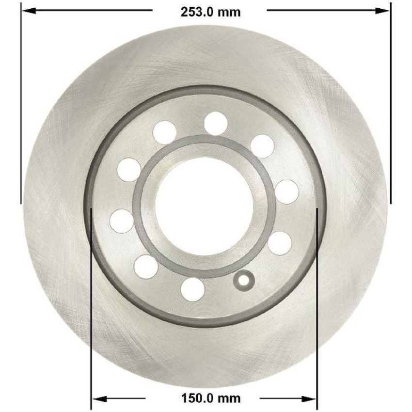 BENDIX DRUM & ROTORS PRT6168 BENDIX Disc Brake Rotor